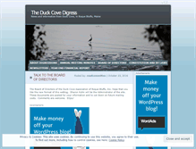 Tablet Screenshot of duckcove.wordpress.com