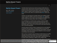 Tablet Screenshot of marthastewartflowers.wordpress.com