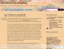 Tablet Screenshot of kjemikeren.wordpress.com