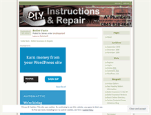 Tablet Screenshot of diyinstructionsandrepairs.wordpress.com