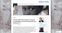 Desktop Screenshot of aldeagala.wordpress.com