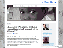 Tablet Screenshot of aldeagala.wordpress.com
