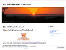 Tablet Screenshot of obatsakitmenelanajiherbal.wordpress.com