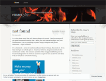 Tablet Screenshot of emac1567.wordpress.com