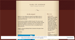 Desktop Screenshot of karajanie.wordpress.com