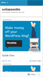 Mobile Screenshot of collazoestilo.wordpress.com
