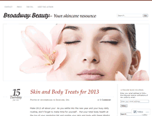 Tablet Screenshot of broadwaybeauty.wordpress.com