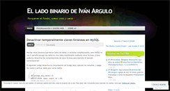 Desktop Screenshot of ivanargulo.wordpress.com