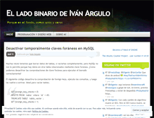 Tablet Screenshot of ivanargulo.wordpress.com