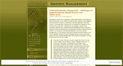 Desktop Screenshot of digitalidentitymanagement.wordpress.com