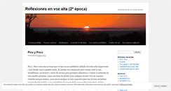 Desktop Screenshot of misreflexionesenvozalta.wordpress.com