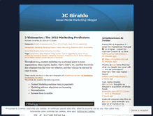 Tablet Screenshot of jcgiraldo.wordpress.com