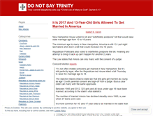 Tablet Screenshot of donotsaytrinity.wordpress.com