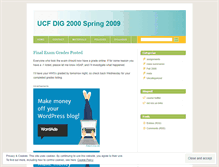 Tablet Screenshot of dig2000.wordpress.com