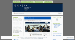 Desktop Screenshot of iiar.wordpress.com