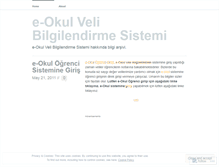 Tablet Screenshot of eokulgirissistemi.wordpress.com