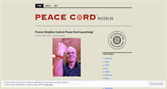 Desktop Screenshot of peacecord.wordpress.com