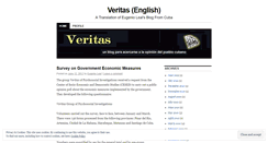 Desktop Screenshot of lealveritas.wordpress.com