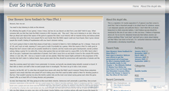 Desktop Screenshot of humblerants.wordpress.com