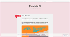 Desktop Screenshot of manhole23.wordpress.com