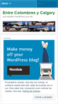 Mobile Screenshot of entrecolombresycalgary.wordpress.com