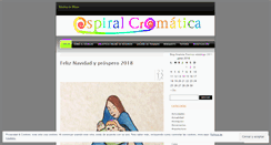 Desktop Screenshot of espiralcromatica.wordpress.com