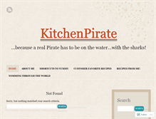 Tablet Screenshot of kitchenpirate.wordpress.com
