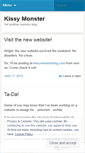 Mobile Screenshot of kissymonster.wordpress.com