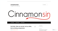 Desktop Screenshot of cinnamonsin.wordpress.com