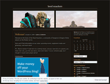 Tablet Screenshot of headsmackers.wordpress.com