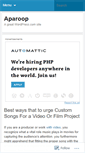 Mobile Screenshot of aparoop.wordpress.com