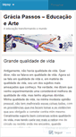 Mobile Screenshot of graciapassos.wordpress.com