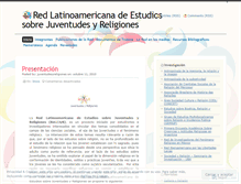 Tablet Screenshot of juventudesyreligiones.wordpress.com