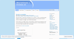 Desktop Screenshot of evestorblog.wordpress.com