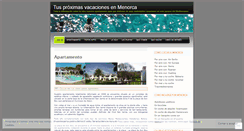 Desktop Screenshot of menorca.wordpress.com
