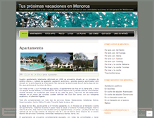 Tablet Screenshot of menorca.wordpress.com