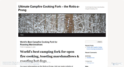 Desktop Screenshot of campfirecookingfork.wordpress.com