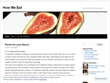 Tablet Screenshot of howweeatblog.wordpress.com