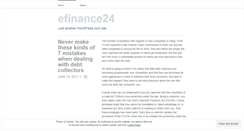 Desktop Screenshot of efinance24.wordpress.com