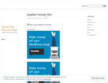 Tablet Screenshot of fromunderthewillowtree.wordpress.com