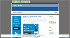 Desktop Screenshot of lieis.wordpress.com