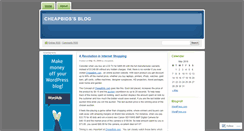 Desktop Screenshot of cheapbids.wordpress.com