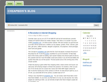Tablet Screenshot of cheapbids.wordpress.com