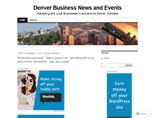 Tablet Screenshot of denvercoloradobusiness.wordpress.com