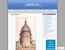 Tablet Screenshot of capitolart.wordpress.com