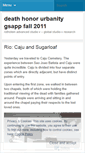 Mobile Screenshot of gsappdeathstudio2011rothstein.wordpress.com