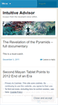 Mobile Screenshot of intuitiveadvisor.wordpress.com