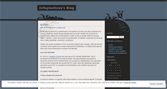 Desktop Screenshot of infoplasticos.wordpress.com