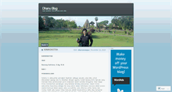 Desktop Screenshot of dhanuwangsa.wordpress.com