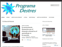 Tablet Screenshot of destres.wordpress.com